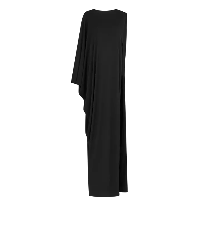 CREPE JERSEY EVENING DRESS BLACK online
